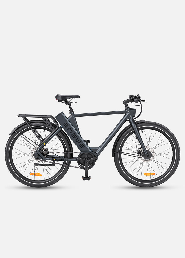 a black engwe p275 pro urban electric bike
