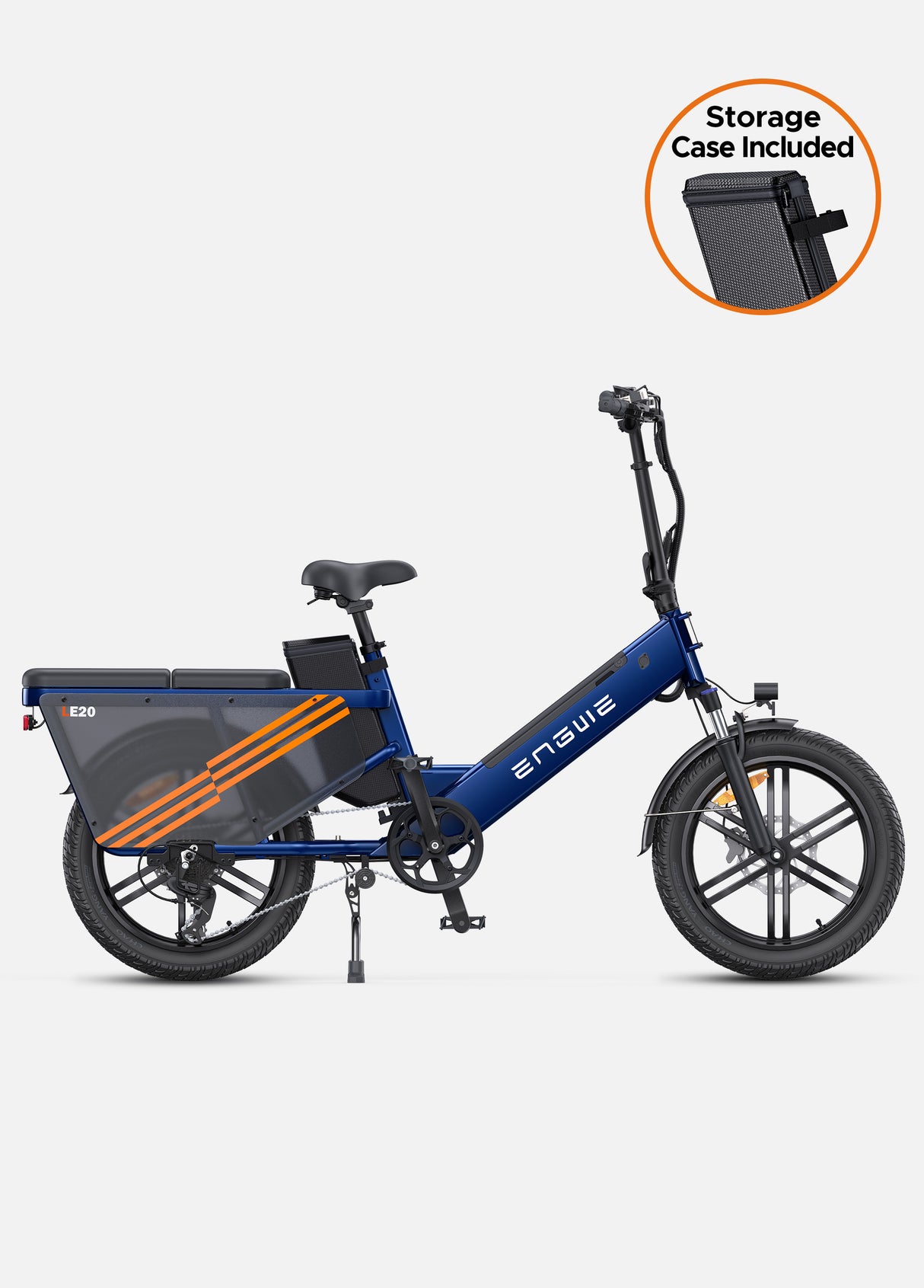 storage case is included except long distance electric bike engwe le20