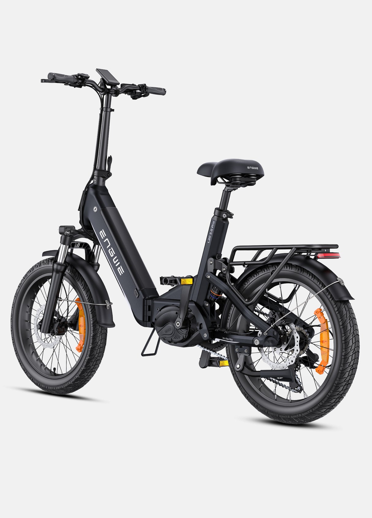 folding e bike ENGWE L20 3.0  Pro with anti theft systems