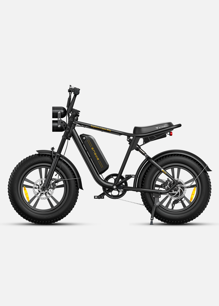 a black engwe m20 e-bike