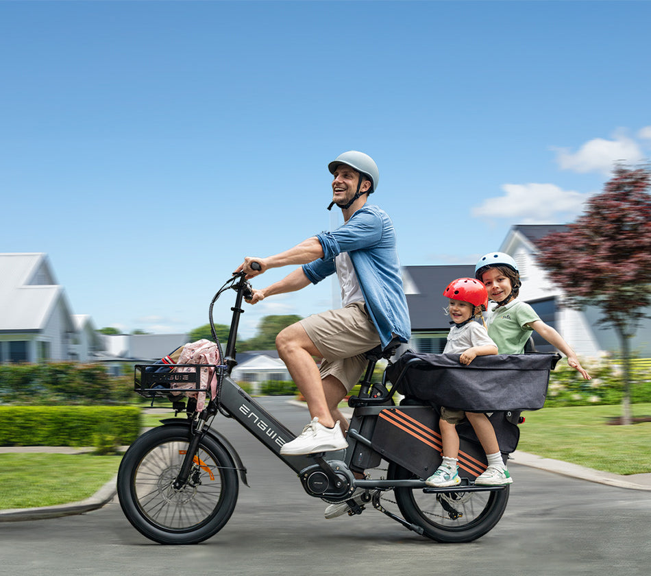 Cargo E-Bikes Comparison Review: Engwe LE20 vs Decathlon R500 vs Tern GSD S10