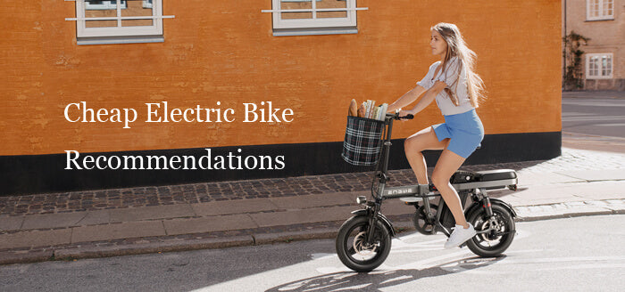 a woman rides one of the best cheap electric bike recommendations - engwe t14