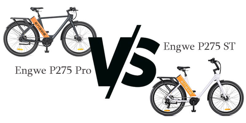 electric bike comparison: engwe p275 pro vs. p275 st