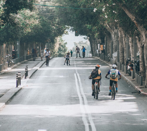 people walk or ride for commuting