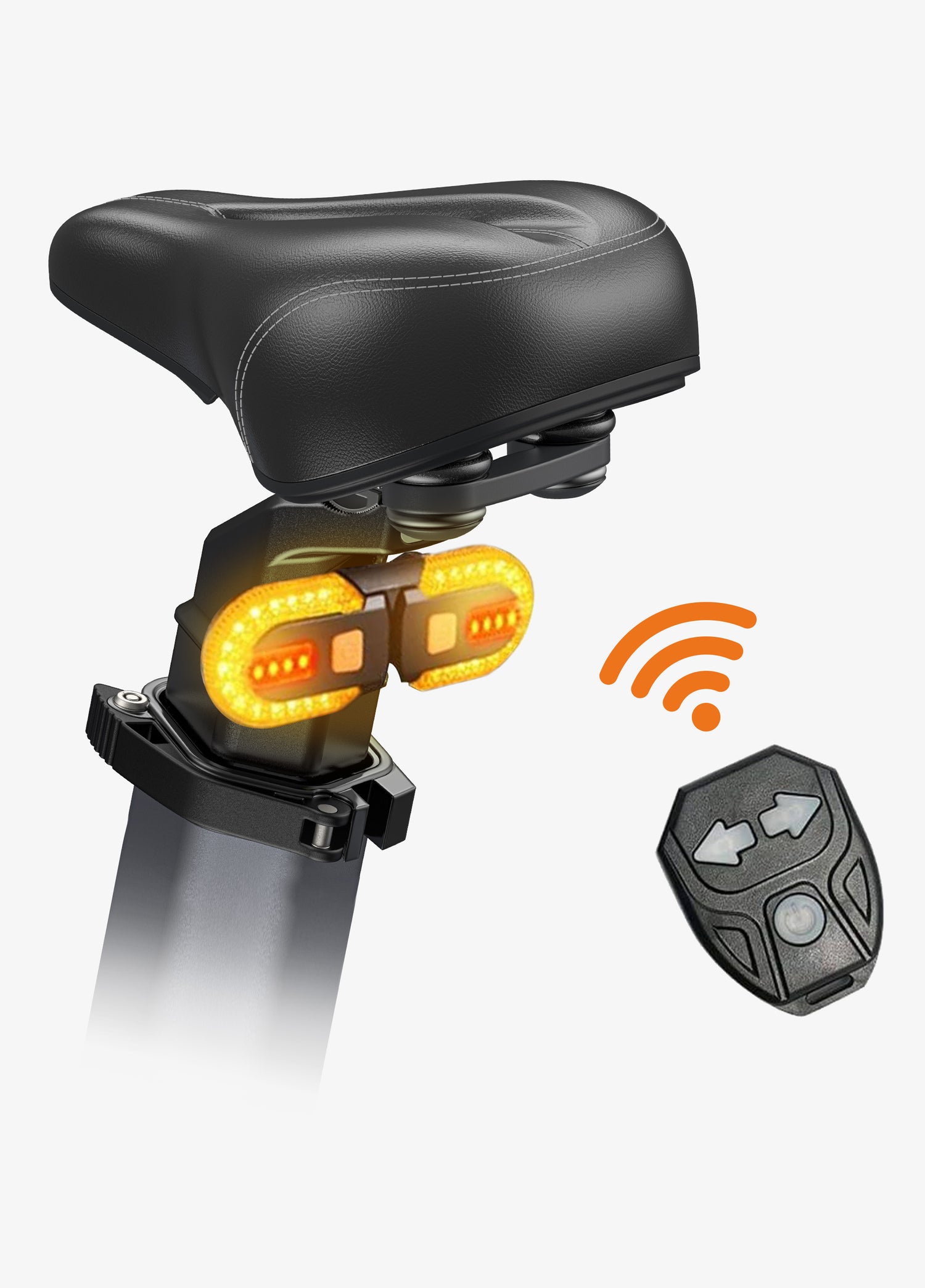 2 stuks LED siliconen mountainbike fiets voor- en achterlichten set met 2 stuks LED siliconen mountainbike fiets voor- en achterlichten set met