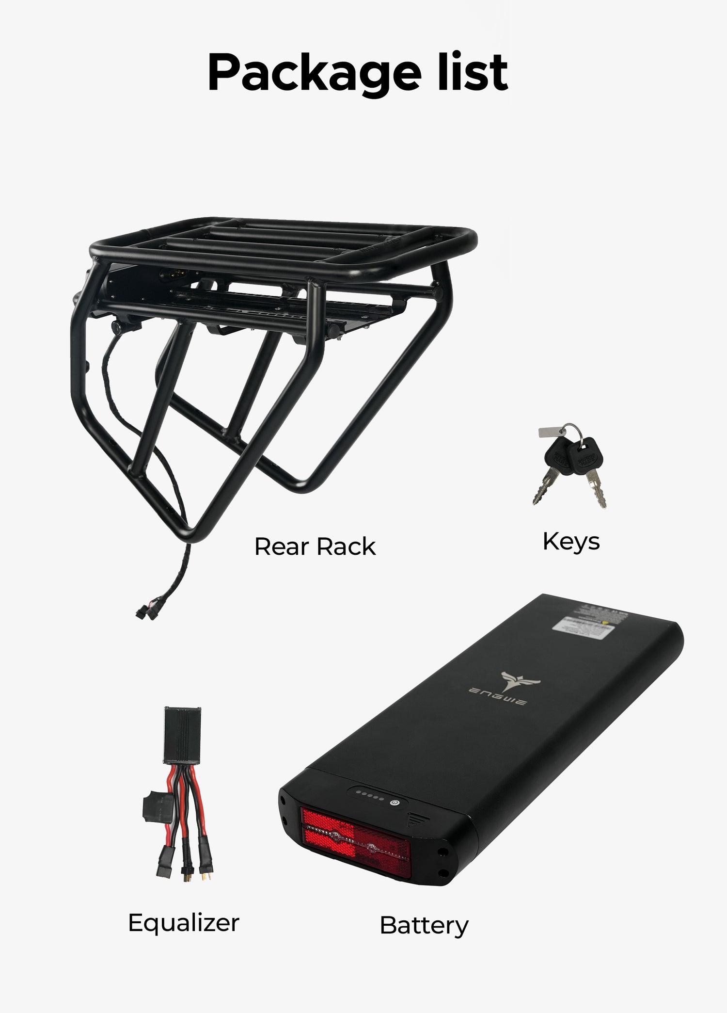 Engwe Rear Rack Battery for Engine Pro / Engine X E-bike – Engwe EU ...