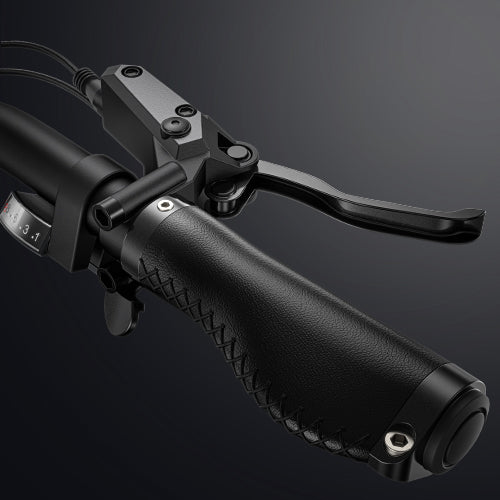 Engwe X24 Triple Suspension E-bike (bike to work scheme/cycle to work scheme) - Hydraulic Disc Brakes<br> A front and rear brake provide powerful stopping power with a maximum braking distance of 12m.