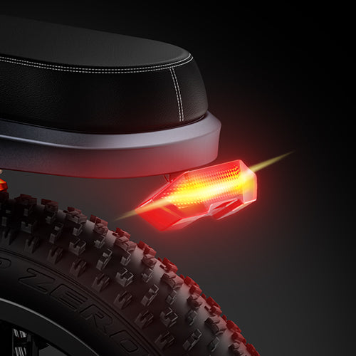 Engwe X24 Triple Suspension E-bike (bike to work scheme/cycle to work scheme) - Indicate Your Next Move <br> Ride safely and make your movements known on the road. Bright rear indicators keep you out of harm's way on your journeys.