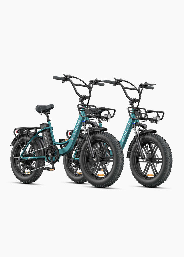 2 engwe l20 boost fat tire electric bike