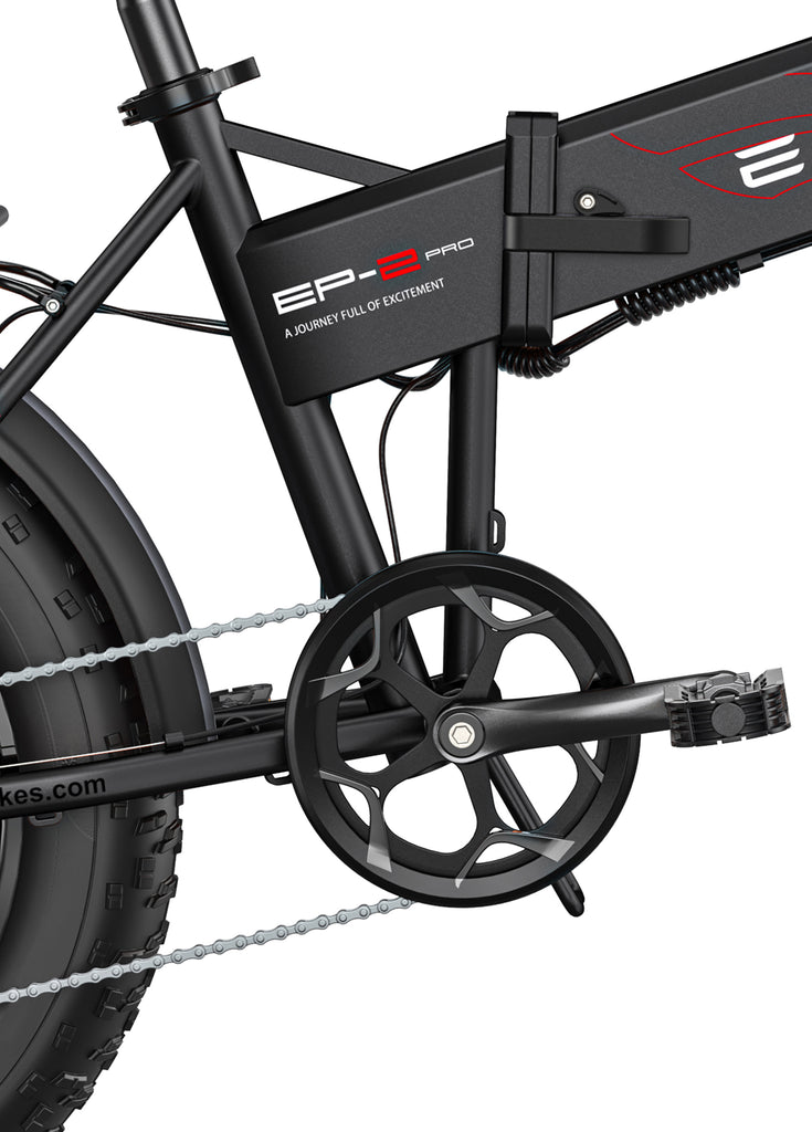 chain and pedal of engwe ep-2 pro ebike