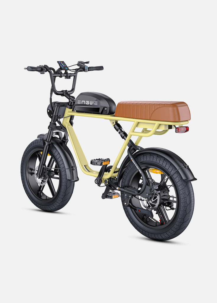 a yellow engwe m1 en15194 certified electric cycle