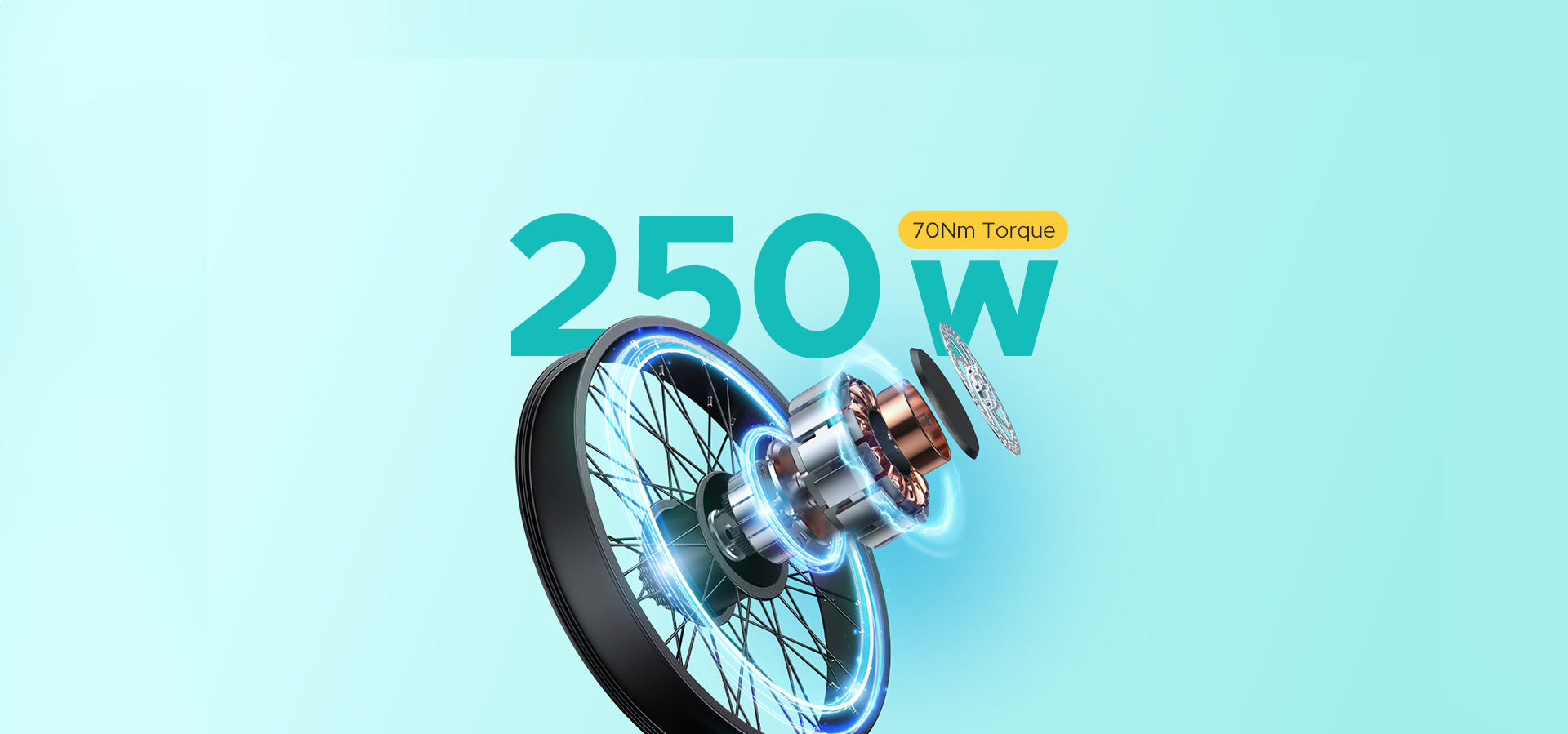 Kraftig motor med 70Nm