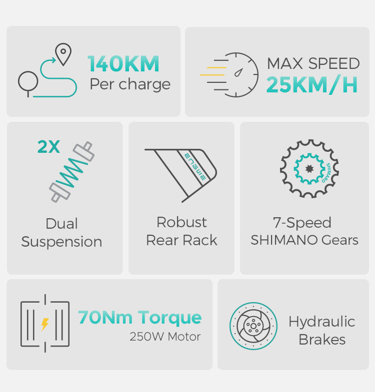 ENGWE E26 Fat Tyre Electric Bike (bike to work scheme/cycle to work scheme) 