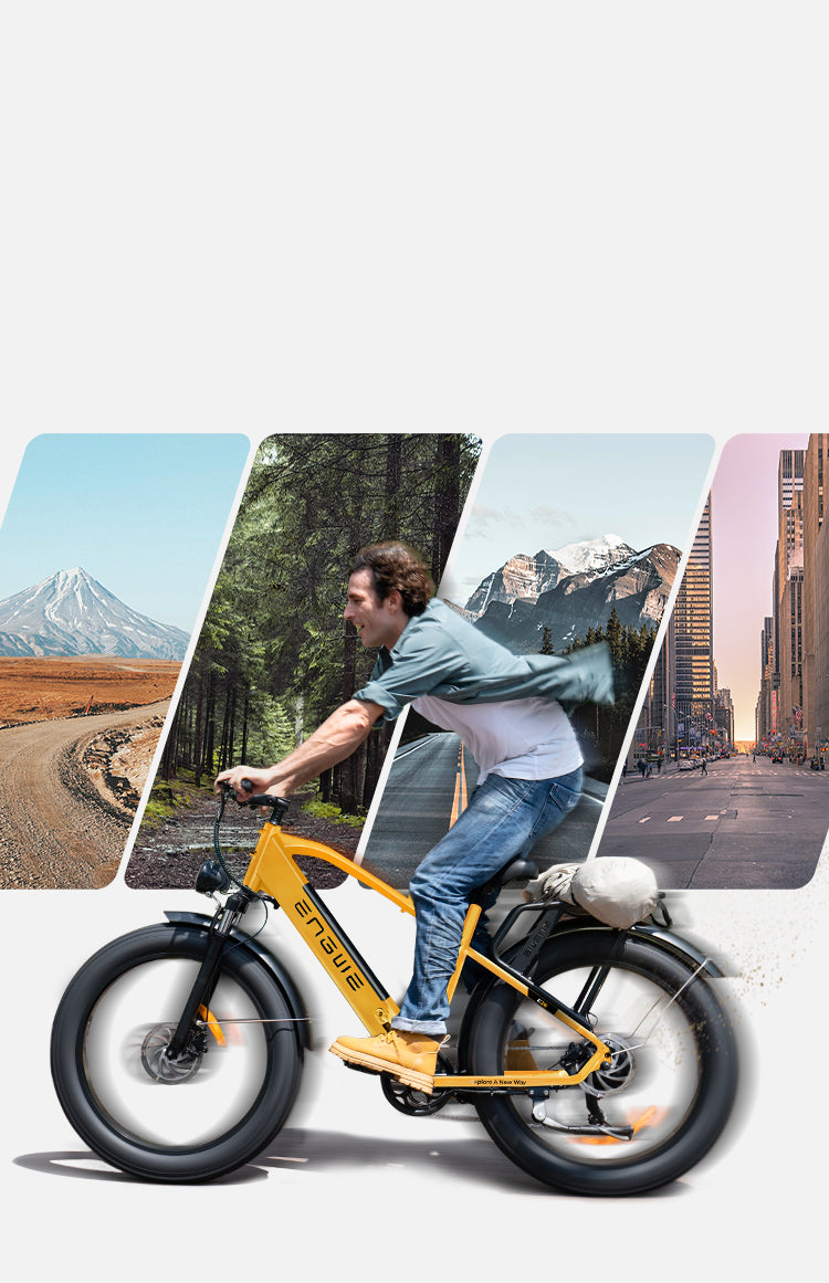 ENGWE E26 Fat Tyre Electric Bike (bike to work scheme/cycle to work scheme) - Effortless Riding On All Terrain<br>The E26 offers safety, control, and confidence for riders of any experience level and in any conditions