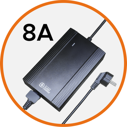 Blue / Dual Batteries / LE20 8A FlashCharge