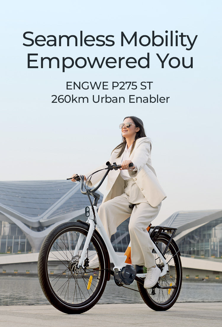 ENGWE P275 ST Commuting E-bike (bike to work scheme/cycle to work scheme) - Seamless Mobility Empowered You <br>ENGWE P275 ST 260km Urban Enabler