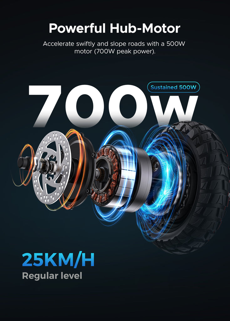 engwe s6's 700w hub motor