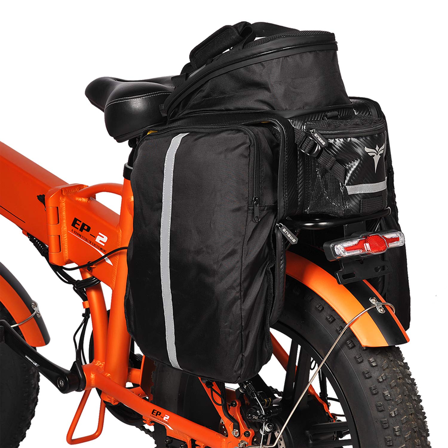 Large Capacity Engwe Waterproof Rack Bag 17-35L | Engwe®